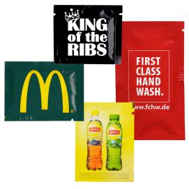 anti bacterial refreshing wet wipes for restaurants hotels and promotional activities promotional alcohol wet wipes with logo printed full color
