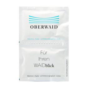 double sachet screen lens cleansing wipe